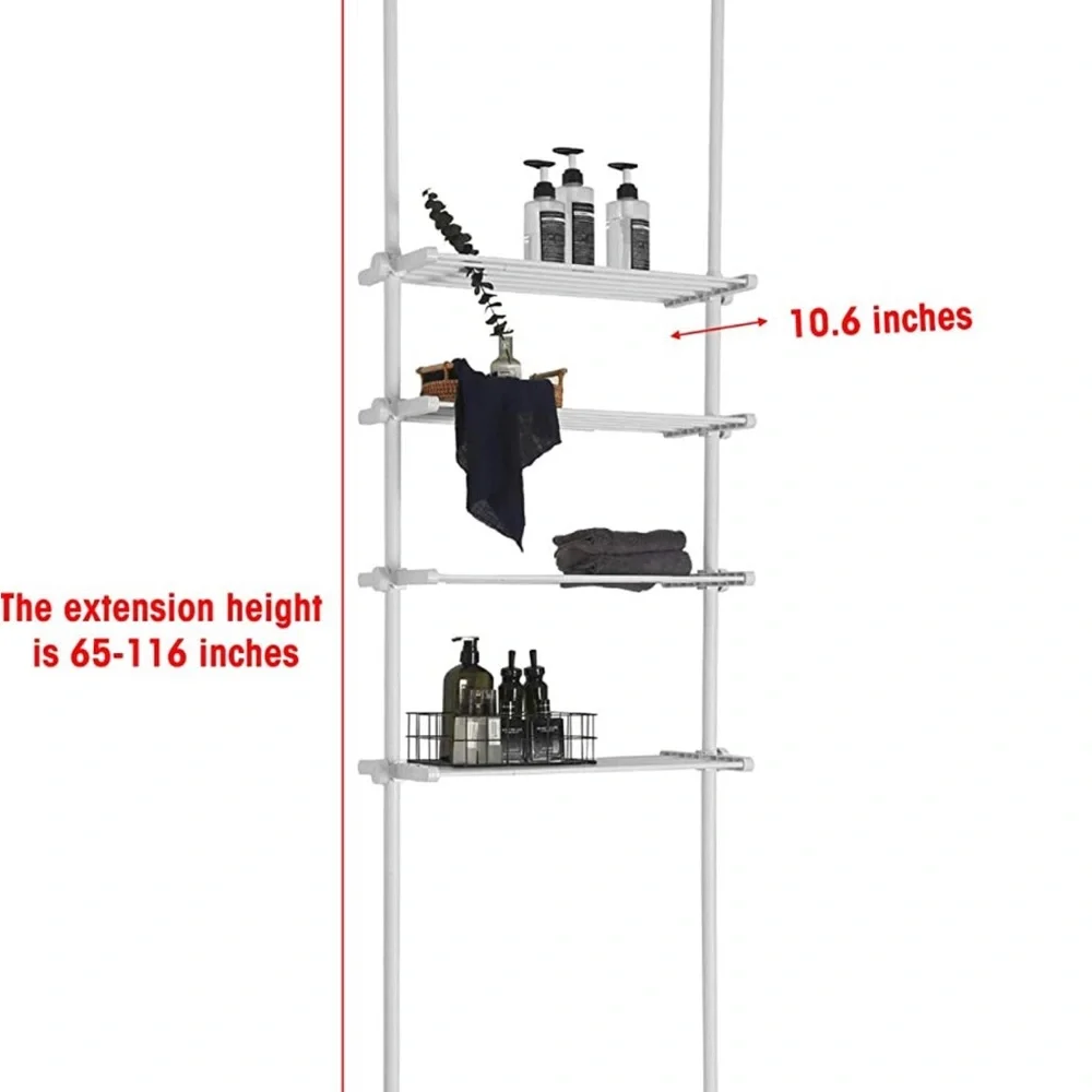 New in box factory sealed , bathroom 4 tier shelving rack …